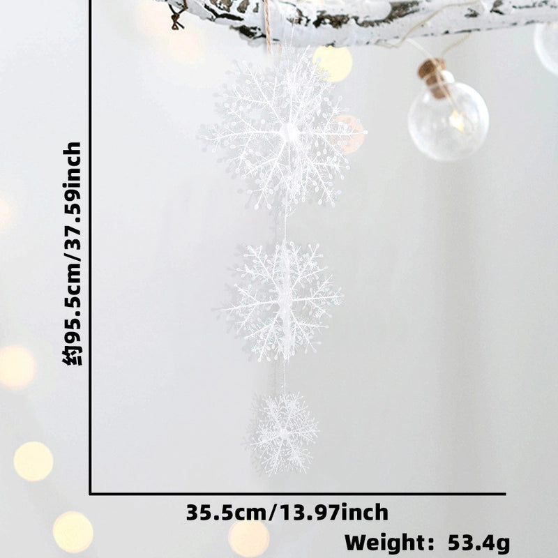 Christmas Nordic Style Modern Style Classic Style Snowflake Plastic Party Festival Hanging Ornaments