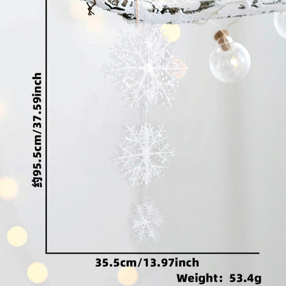Christmas Nordic Style Modern Style Classic Style Snowflake Plastic Party Festival Hanging Ornaments