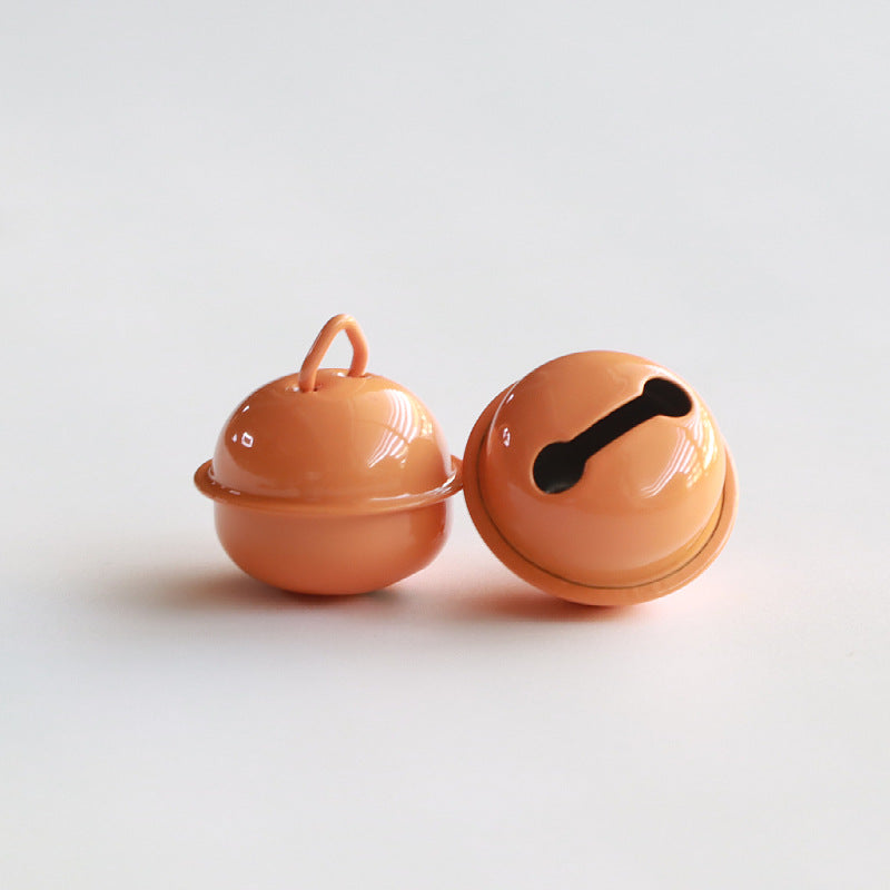 100 Pieces Fashion Bell Metal Iron Plating Christmas Women'S Keychain