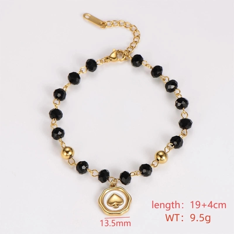 Vintage Style Minimalist Christmas Tree Moon Heart Shape 304 Stainless Steel Bracelets In Bulk Christmas