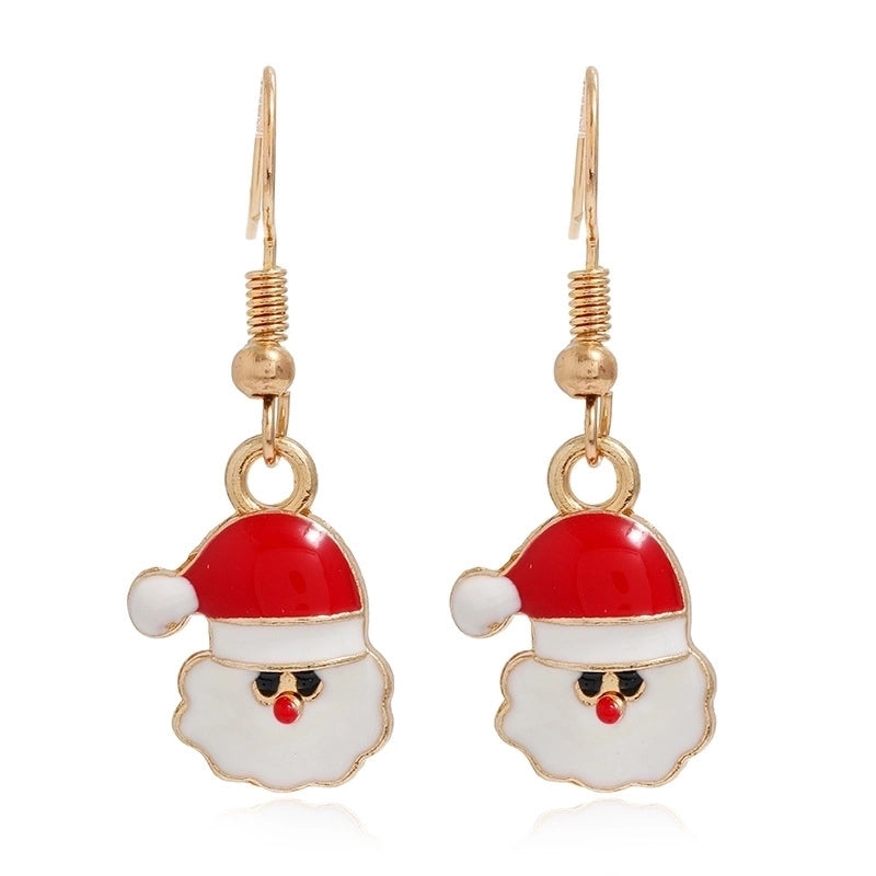 Fashion Christmas Tree Santa Claus Alloy Plating Women's Drop Earrings 1 Pair