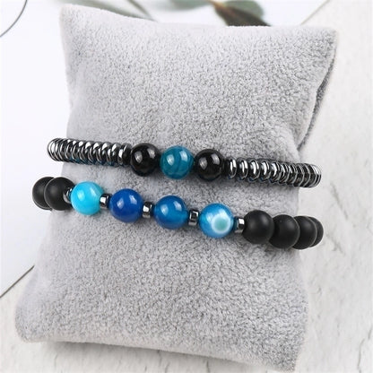 Casual Punk Cool Style Leaf Skull Pu Leather Alloy Halloween Men's Bracelets