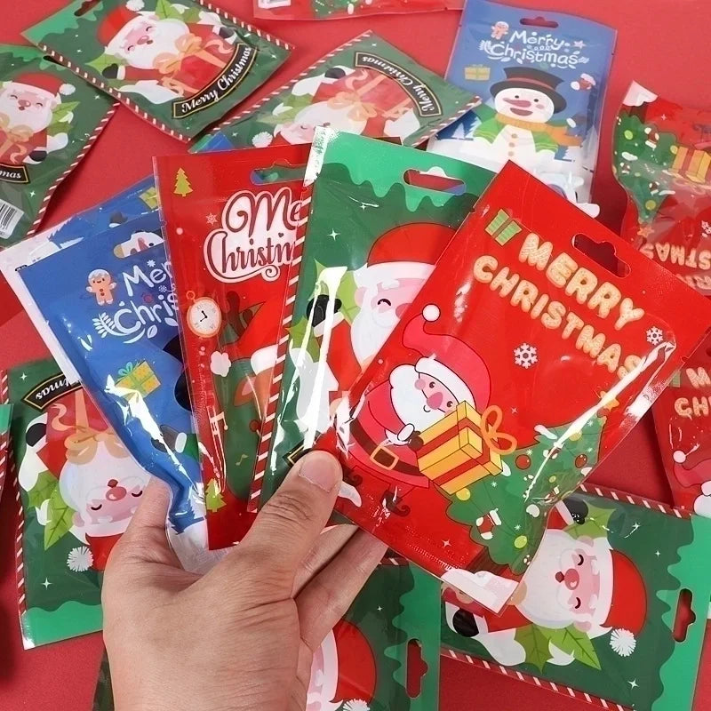 Christmas Cartoon Plastic Party Party Packs