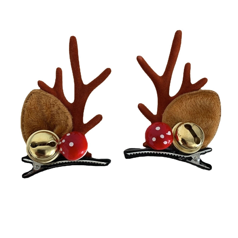 Christmas Cute Antlers Plastic Daily Hairpin