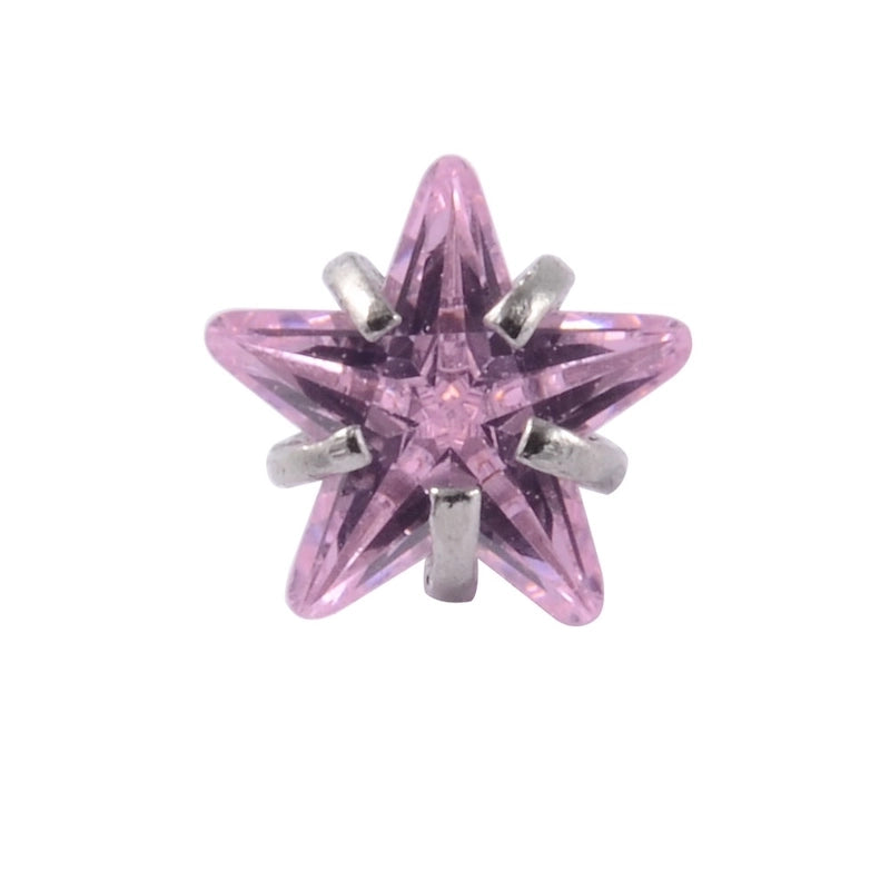 Stainless Steel Heart Labret Round Zircon Stud Earrings With Diamond XINGX Labret Lip Ring 2-5mm Zircon Earrings Accessories