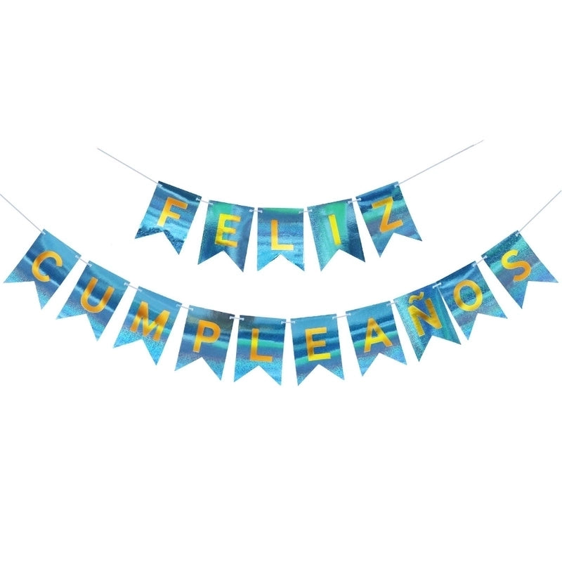 Letter Paper Flag Birthday Decorations