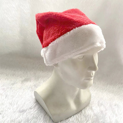 Creative Christmas Decorations Luminous Christmas Brushed Cloth Children's Hat Christmas Gift Cartoon Christmas Hat