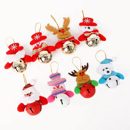 Christmas Casual Bell Snowman Party Hanging Ornaments Decorations Hanging Ornaments