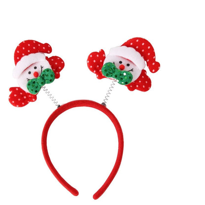 Christmas Casual Christmas Tree Santa Claus Snowman Plastic Party Costume Props Party Accessories