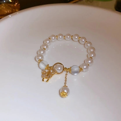 Fashion Star Heart Shape Butterfly Artificial Pearl Bracelets