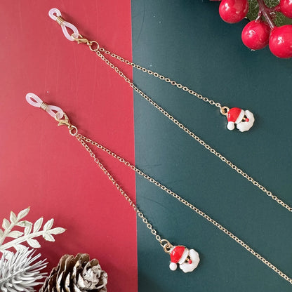 Vacation Christmas Tree Alloy Christmas Women's Glasses Chain