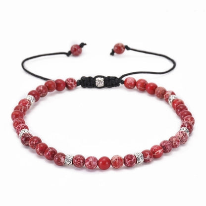 Retro Geometric Natural Stone Bracelets