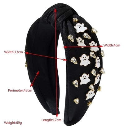 Halloween Funny Classic Style Women's Ghost Alloy Rhinestone Hair Band