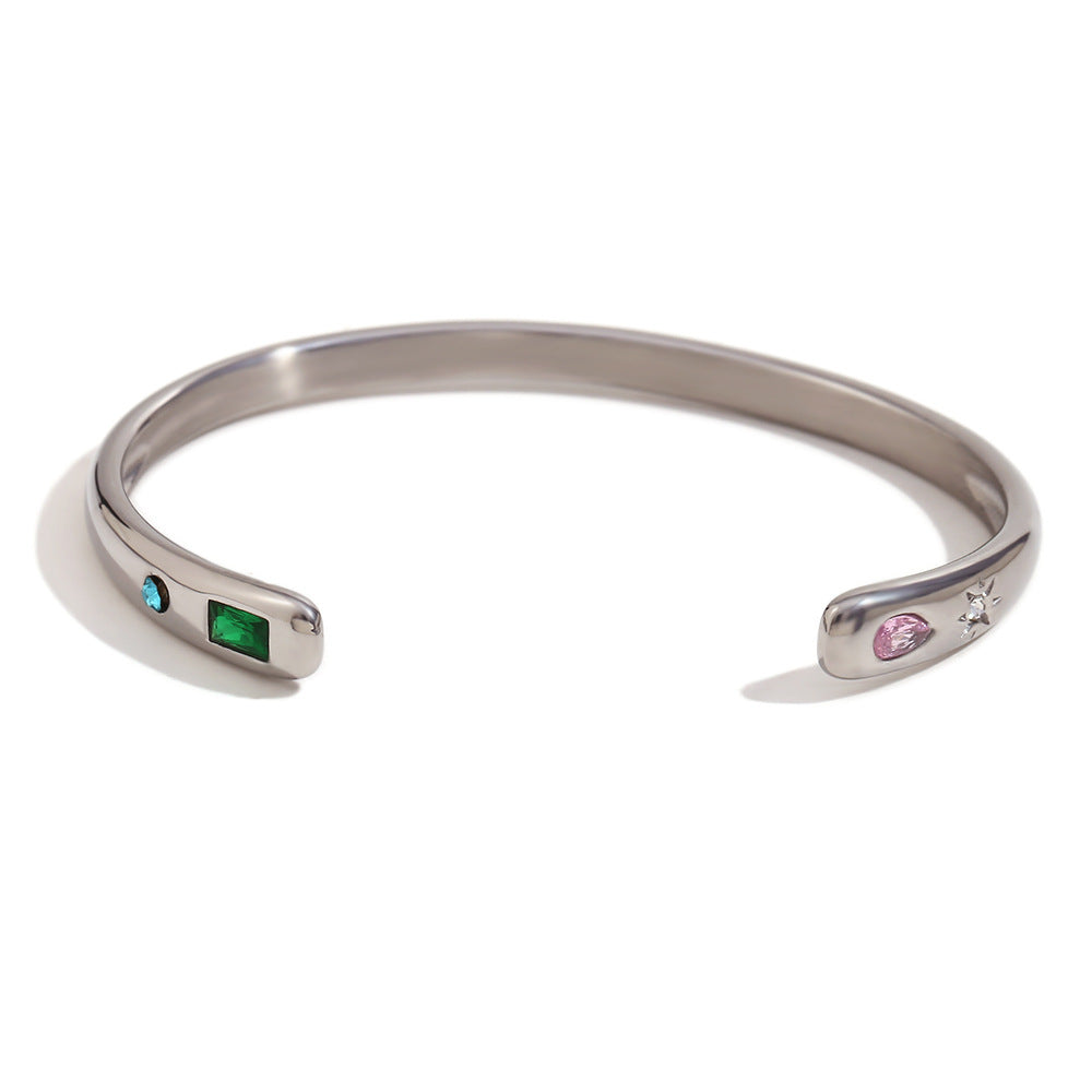 Fashion Circle Cloud Star Stainless Steel 18K Gold Plated Jewelry Sets