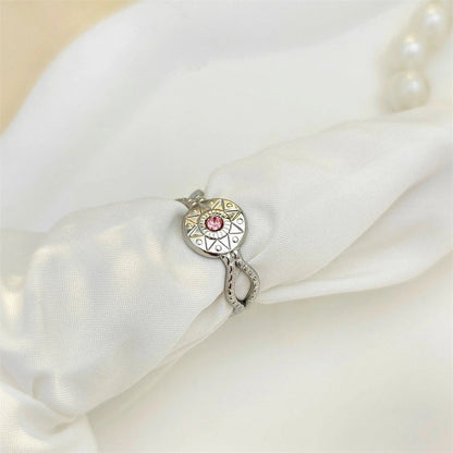 3 Pieces Elegant Vintage Style Eight Awn Star 304 Stainless Steel Plating Open Rings