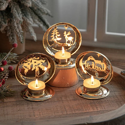 Christmas Elegant Romantic Elk Iron