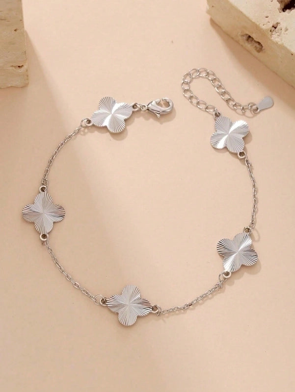 Copper Cable Chain Round Heart Shape Gourd Bracelets