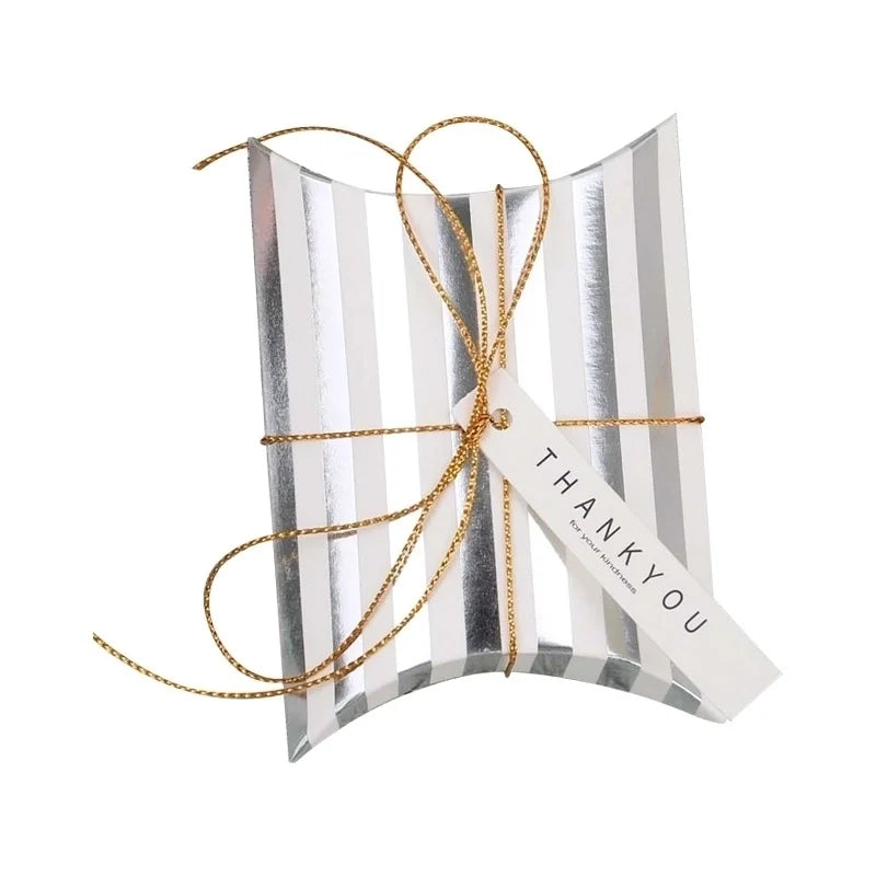 50 Pieces Christmas Casual Color Block Banquet Party Wedding Candies Box Gift Wrapping Supplies