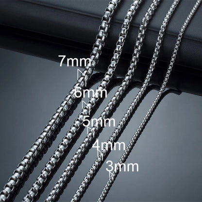 Modern Style Geometric 201 Stainless Steel Plating Stainless Steel Necklaces