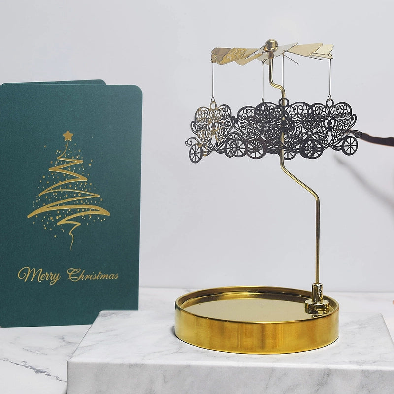 Novelty Solid Color Stainless Steel Metal Candlestick