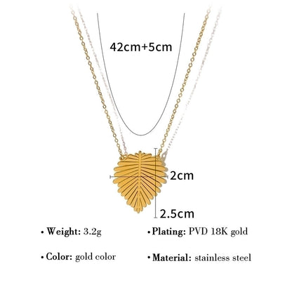 IG Style Modern Style Geometric 304 Stainless Steel 18K Gold Plated Plating Pendant Necklace
