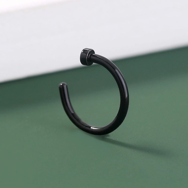 Simple Stainless Steel Piercing U-shaped Nose Ring Piercing Nose Ornaments