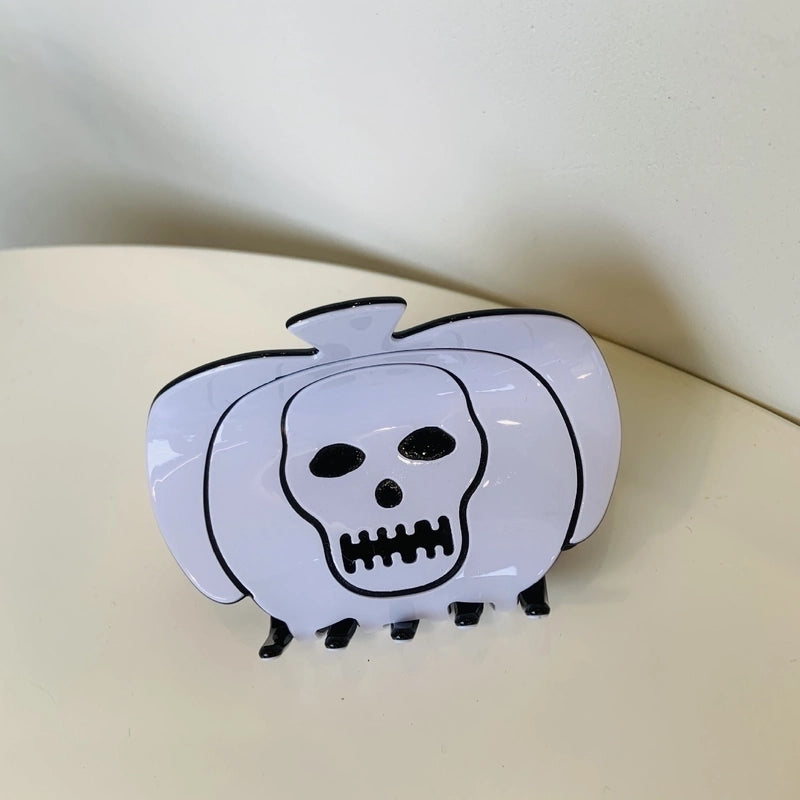 Halloween Cartoon Style Women's Color Block Arylic Polishing Hair Claws