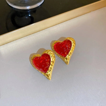 1 Pair Glam Geometric Plating Inlay Copper Artificial Pearls Rhinestones Drop Earrings