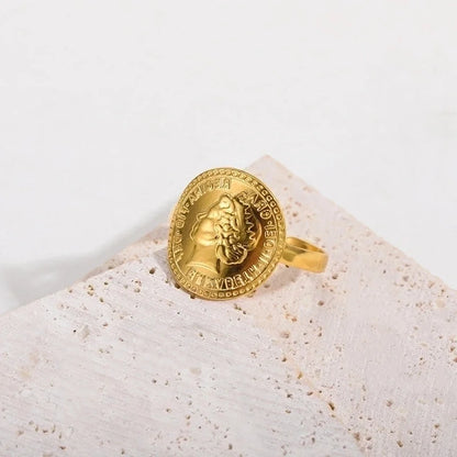 1 Piece Fashion Geometric Stainless Steel Open Ring