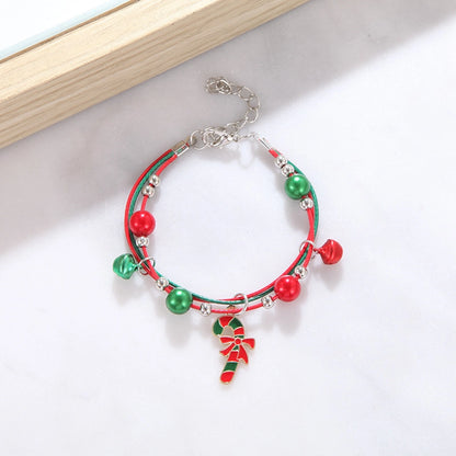 Cute Cartoon Character Alloy Plating Flakes Elk Christmas Women's