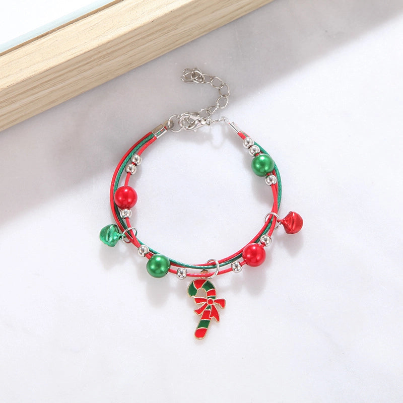 Cute Cartoon Character Alloy Plating Flakes Elk Christmas Women's