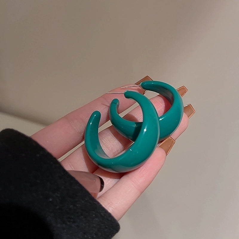 Retro Bear Heart Shape Bow Knot Arylic Alloy Cloth Enamel Artificial Pearls Rhinestones Opal Women\'s Earrings 1 Pair