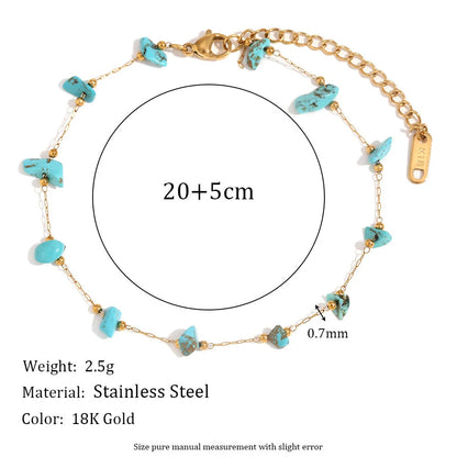 Women Minimalist Geometric Anklets