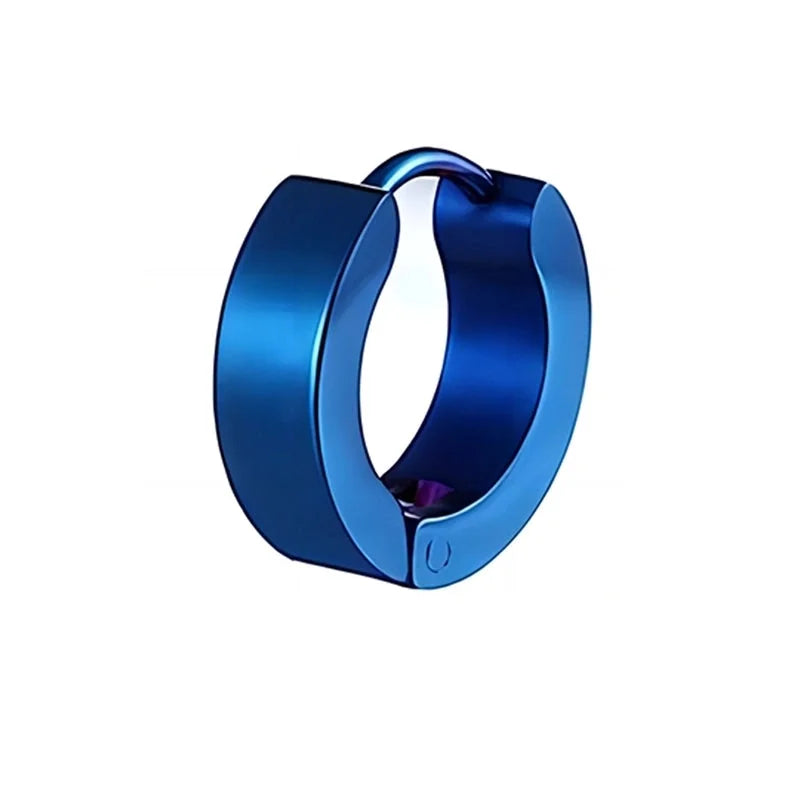 10 PCS/Package Basic Minimalist Commute Geometric Plating 304 Stainless Steel Hoop Earrings