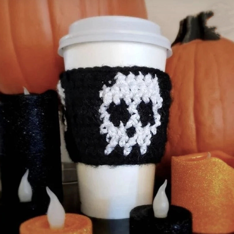 Cross-border Amazon New Mug Wool Knitted Cup Set Christmas Decorations Scene Layout Props