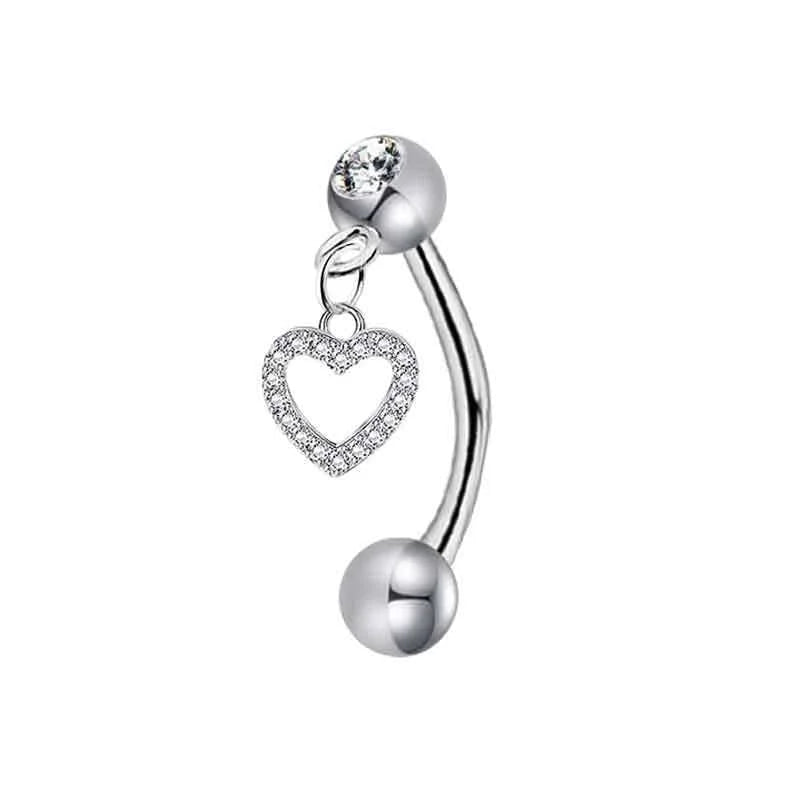 1 Piece Ear Cartilage Rings & Studs Minimalist Classic Style Water Droplets 304 Stainless Steel Eyebrow Studs Ear Cartilage Rings & Studs