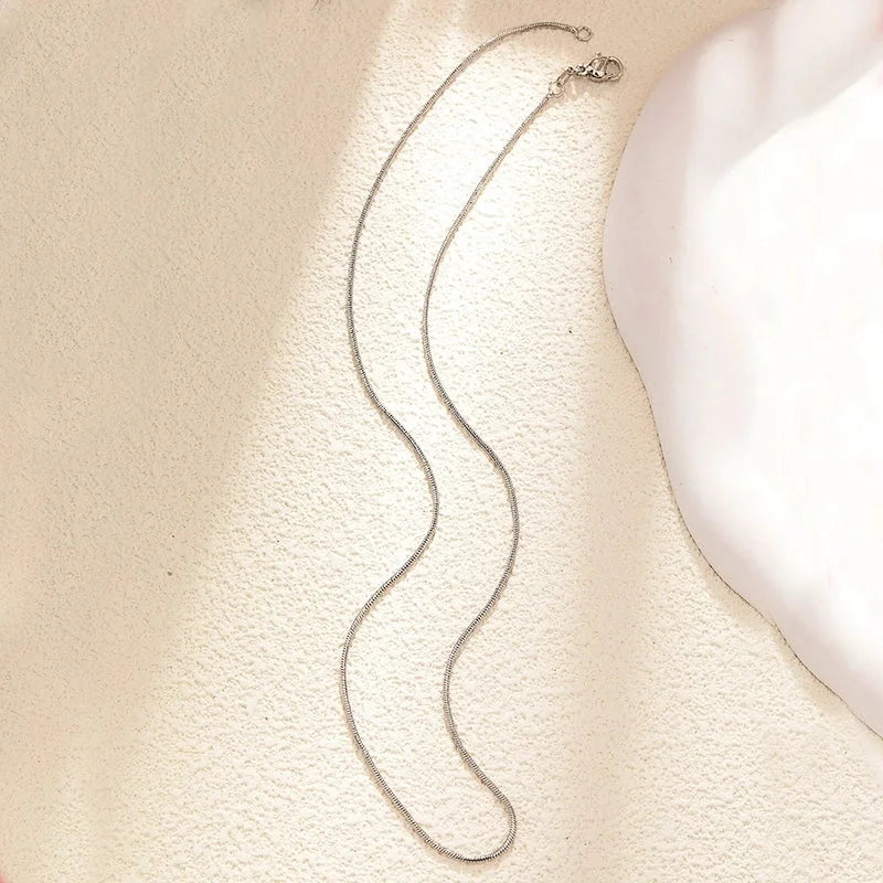 Sweet Water Droplets Heart Shape Gold Plated Artificial Crystal Copper Necklace