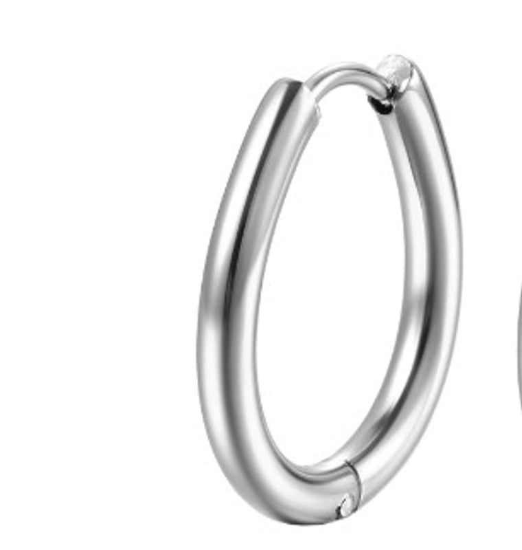 1 Piece Fashion Square Plating 201 Stainless Steel 18K Gold Plated Earrings