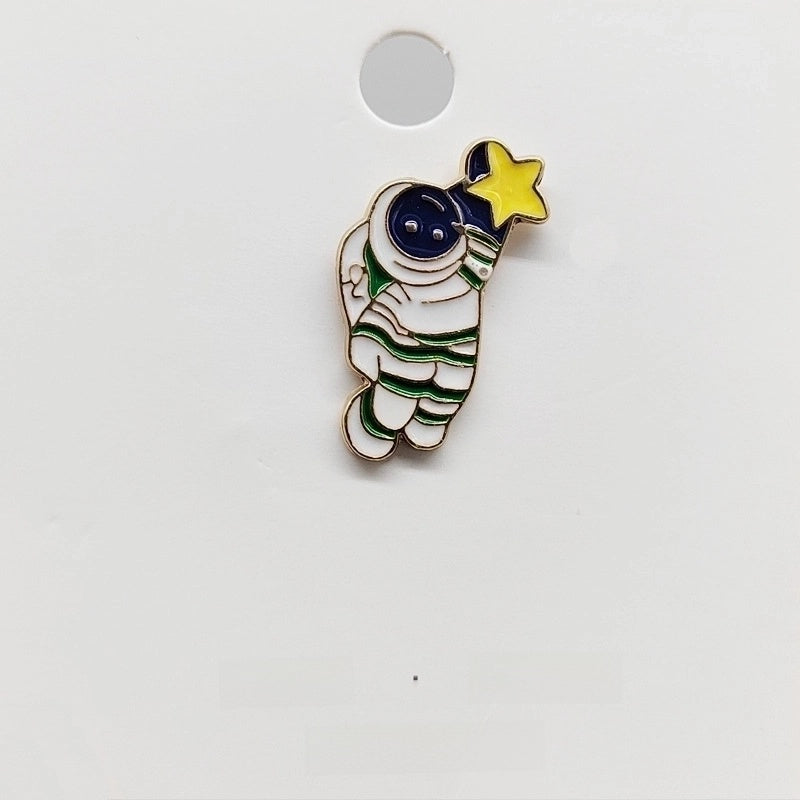 Casual Cute Streetwear Pin Cartoon Character Alloy Enamel Unisex Brooches