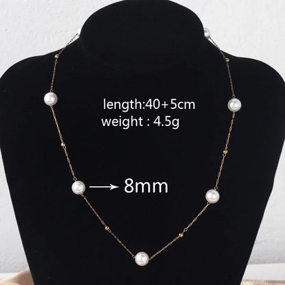 Moderate Luxury Irregular Heart Circle Copper Pearl Inlay Stud Earrings