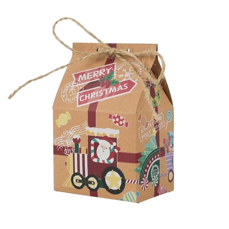 Christmas Cute Letter Kraft Paper Party Gift Bags