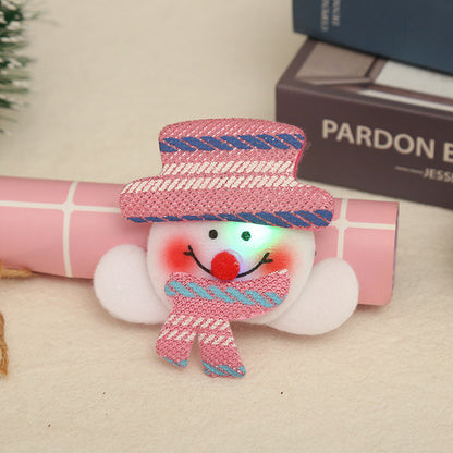 Christmas Pin Animal Santa Claus Brooches 1 Piece