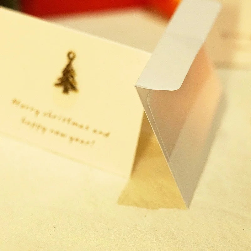 Christmas Minimalist Classic Style Letter Party Festival Card