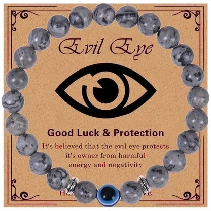 Ethnic Style Devil\'s Eye Natural Stone Beaded Bracelets